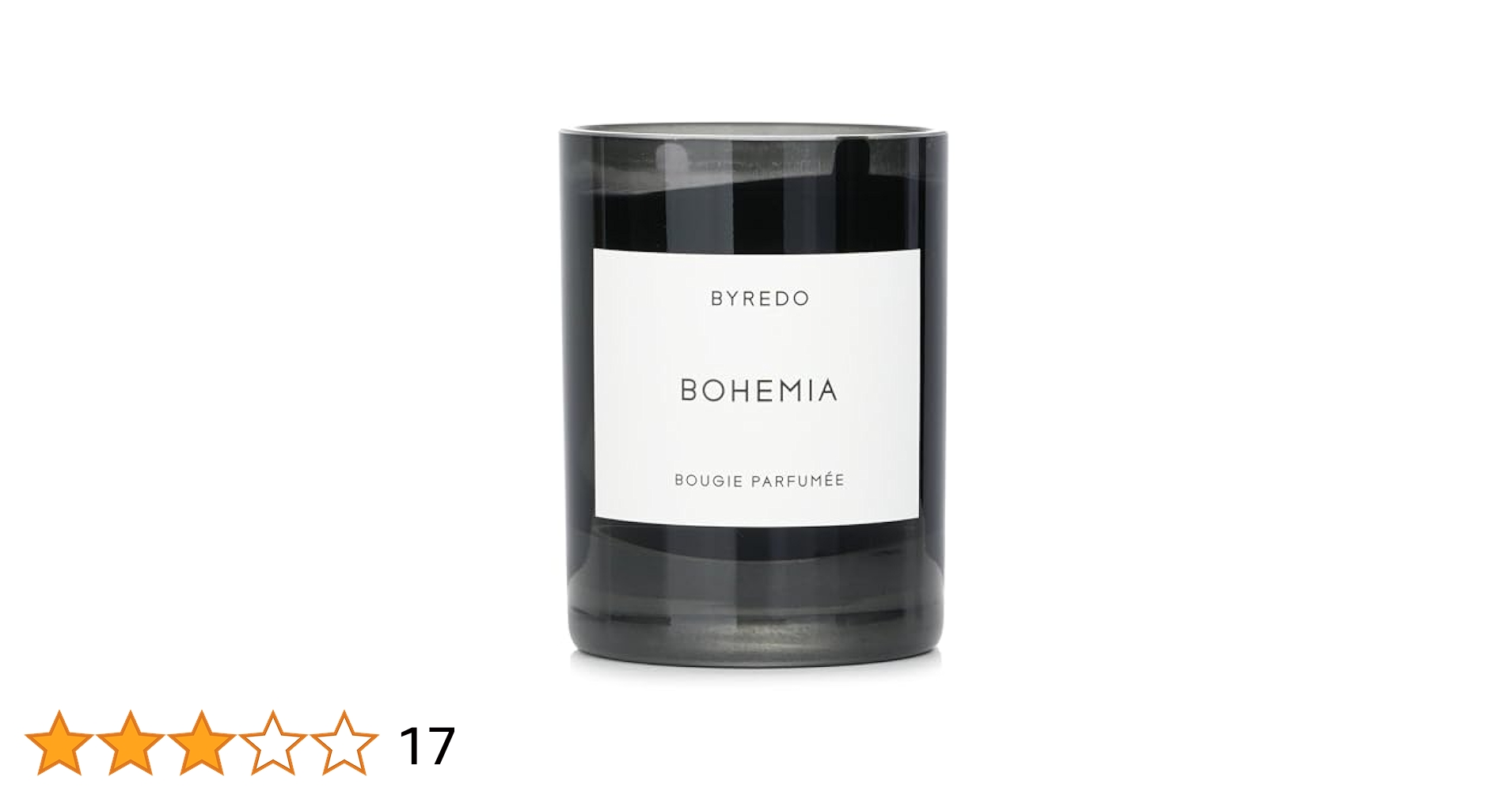 専用BYREDOのBOHEMIAは、240gのアロマキャンドル BYREDO