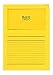 Produktbild Elco Ordo Classico Papier-Organisationsmappen 220 x 310 mm 120 g/m² mit Aufdruck und Sichtfenster 180 x 100 mm Karton à 100 Stück leuchtend gelb