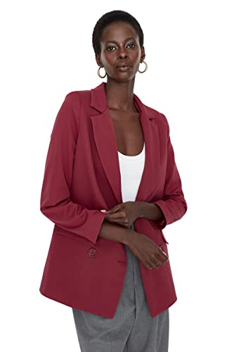Veste Blazer Anthracite au Bureau ou en Soirée Trendyol Femme