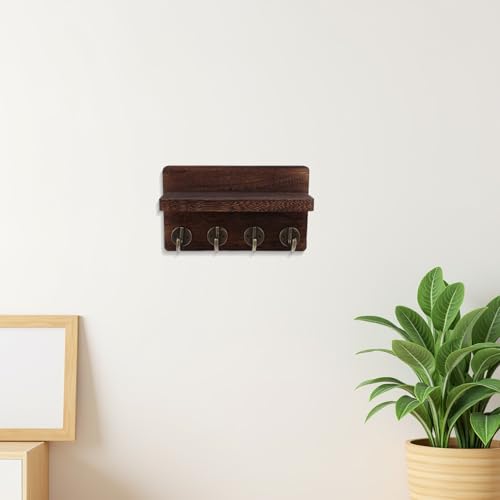 Perchero de Pared de Madera decorativo y funcional para regalar 7