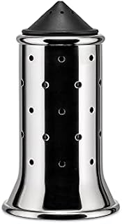 Alessi MGSAL B Salt Shaker Stainless Steel with Lid and Seal Polyamide Black