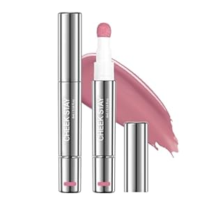 Liquid Blush Tint, Soft Cream Liquid Blush Stick, High Pigment and Buildable, Blendable Formula, Natural Looking Matte Finish Dewy Skin Tint, Long Lasting Lightweight Moisturizing Beauty Makeup (#03)