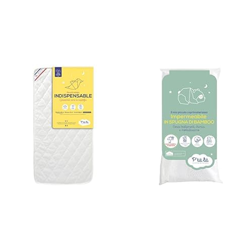 Matelas bébé indispensable 60x120 cm climatisé avec alèse étanche