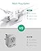US to UK Plug Adapter, Type G Power Adapter with 3 Electrical Outlet 3 USB Charger, International Plug Adapter, USA to Dubai England Ireland British London Hong Kong Singapore Travel Essentials