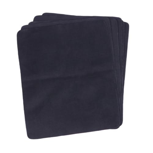 ZUNOXAZ 6 Piezas Paños Microfibra para Limpieza de Gafas y Lentes Suaves y Reutilizables para Pantallas Joyería y Instrumentos Musicales Secado Rápido Color Negro