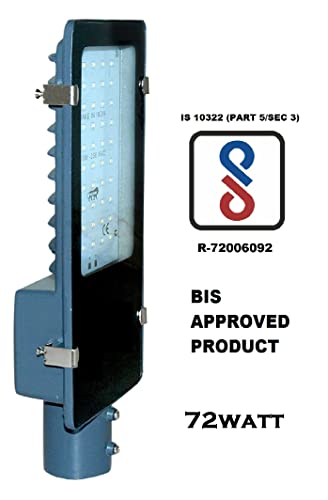 Image of DHVANTH LED Lights Outdoor Waterproof 36 W Street Light with Wall Mount, IP65 Driver,2 Year Warranty, Metal Body (72Watt Pack-3)