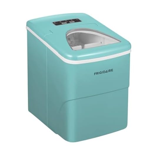 FRIGIDAIRE Portable Compact Maker, Counter Top Ice Making Machine, 26lb per day (Blue) (EFIC108-BLUE)