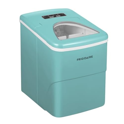 Frigidaire EFIC108-Blue Compact Ice Maker, Counter-top Portable, 26 lb per Day, Blue