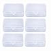 6 Pièces Transparent Mini Boîte de Rangement, Plastique Conteneurs De Stockage Bijoux Organisateur, pour Collecte de Petits Objets, Perles, Bijoux, Cartes de Visite, Artisanat