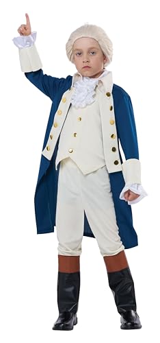 Disfraz completo Alexander Hamilton para niños miniatura 2
