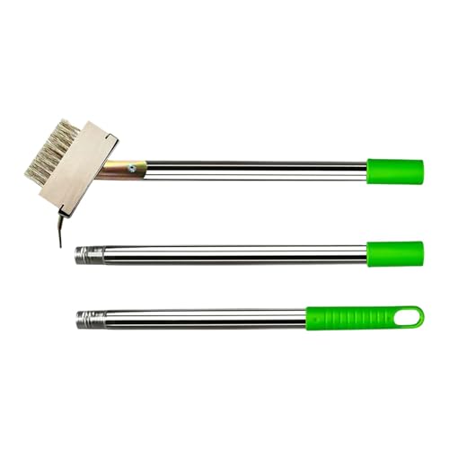 Moss Remover Brush, Crevice Weeder, 2 en 1 pour brouiller les mauvaises herbes - Outil de démousses robuste - Nettoyeur de fissures pour terrasse, terrasse, allée