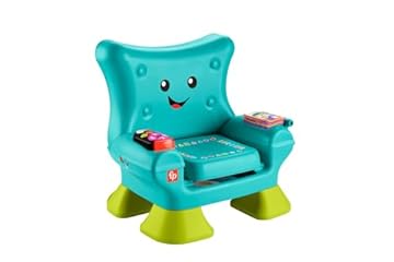 Fisher-Price - La Poltroncina di Cagnolino, sedile interattivo con 120 canzoni, luci, suoni e frasi per l'apprendimento, versione Italiano +ES+IN+PT, giocattolo per bambini, 12+ mesi, HYR96