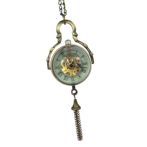 Reloj de bolsillo mecánico para trabajo y ocasiones especiales estilo retro