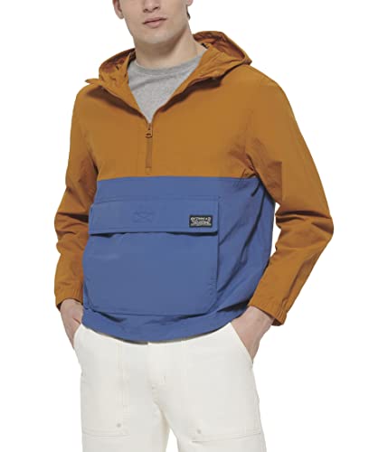 Image of LEVI'S Men's Lightweight Taslan Hooded Popover Windbreaker Jacket