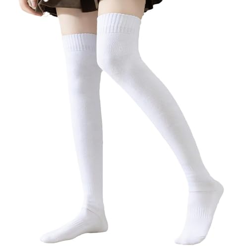 Image of Women's Thigh High Lace Boot Socks - Knee High Warmer With Lace Trim Long Stocking for Cosplay