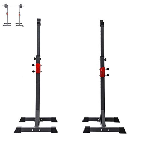ERoomQ Multi-Function Weight Lifting Home Gym Fitness Adjustable Weight Lifting Stand, Portable Squat Rack, Sturdy Durable Barbell Stand