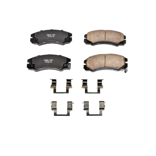 Image of PowerStop Front Brake Pads for Acura SLX 1996-99 |Honda Passport 1994-01 |Isuzu Amigo 1993-94 |Amigo 1998-00 |Rodeo 1992-01 - Z17 Ceramic Brake Pads with Installation Hardware, 17-579