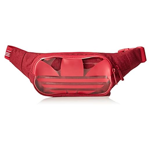 adidas IZM92-GD4704 Riñonera Essential Waist para Adulto Unisex, Rojo/Negro, Talla Única
