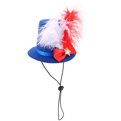 Disfraz gorro sombrero azul para perro y gato