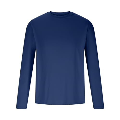 Men's UPF 50+ Long Sleeve Tee Shirts Protection UV SPF Shirts Lightweight Quick Dry Swim T-Shirts Rash Guard3