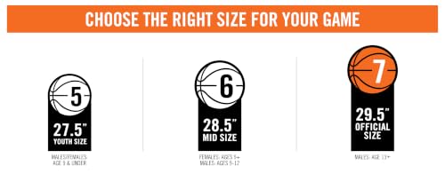 Spalding TF Transcend Basketball, Indoor Game Ball, Multiple Colors & Sizes - Orange/Black, Size 7, 29.5" by Spalding - Used condition - Image 4