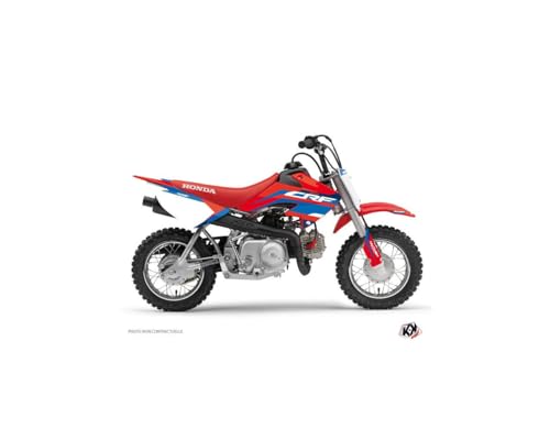 Kit déco moto cross League rouge Honda 50 CRF KUTVEK autocollant