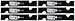 Stens 6 Pack 340-110 Notched Blade Fits Toro 108-4081-03