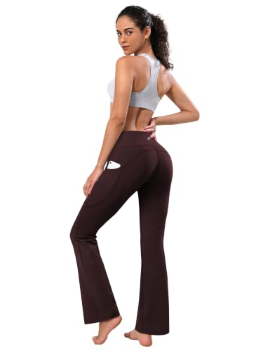 Image of BUBBLELIME 29 inch /31 inch /33 inch /35 inch /37 inch Women High Waist Bootlegs Yoga Pants