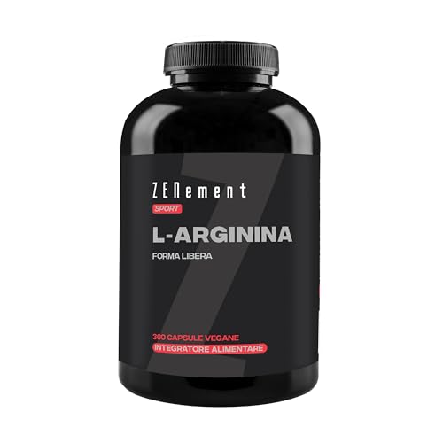 L-Arginina 2.800 mg per Dose Giornaliera (4 Capsule)...