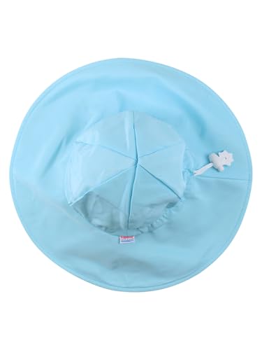 Image of RuffleButts Baby-Girls Sun Hat Floppy Wide Brim UPF 50+ - Baby Sun Hat with Sun Protection