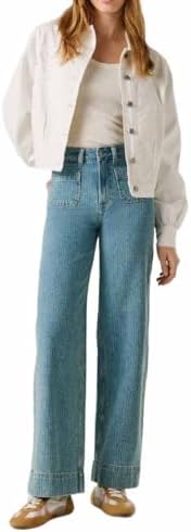 Pepe Jeans Straight Jeans Uhw Lexa, Blau (Denim-3v4), 28W x 28L Damen