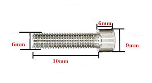 Vis M6 acier inoxydable 201 avec tête hexagonale de finition nette - 3