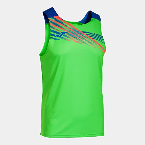 Joma Camiseta sin Mangas Elite x Verde flúor Royal