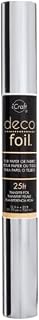 iCraft Deco Foil Value Roll, 12.5 inches x 25 feet, (Silver)