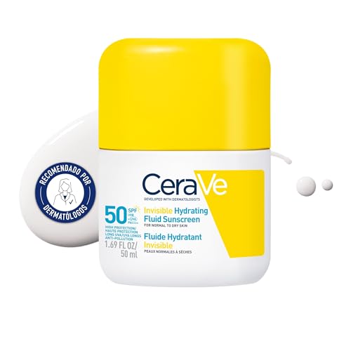Miniatura 2 de CeraVe, Fluido Protector Invisible Hidratante SPF50, UVB + UVA, 50 ml