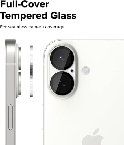 Image of Supershieldz X Koala Bear NeoGuard Camera Lens Protector Tempered Glass For iPhone 17 with Installation Kit | Edge to Edge Coverage | Transparent | Pack of 2