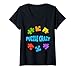 Femme Cadeau amusant pour un amateur de puzzle T-Shirt avec Col en V