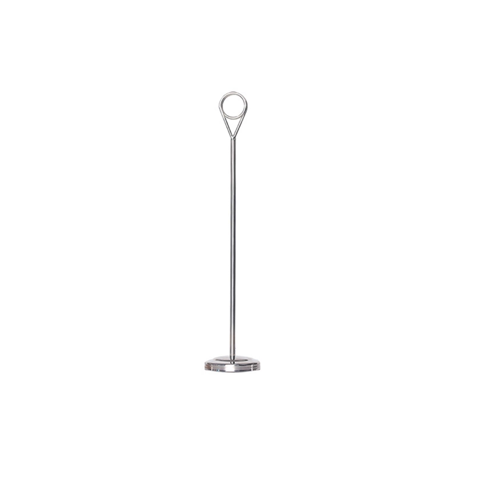 Lujauey Memo Clip Holder 6Pcs Wedding Metal Holder Vertical Desktop Note Graduation Ceremony Conference Restaurant Hotel for Wedding Party Office Memo(Silver)
