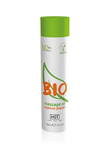 HOT Bio Huile de Massage au Poivre de Cayenne 100 ml