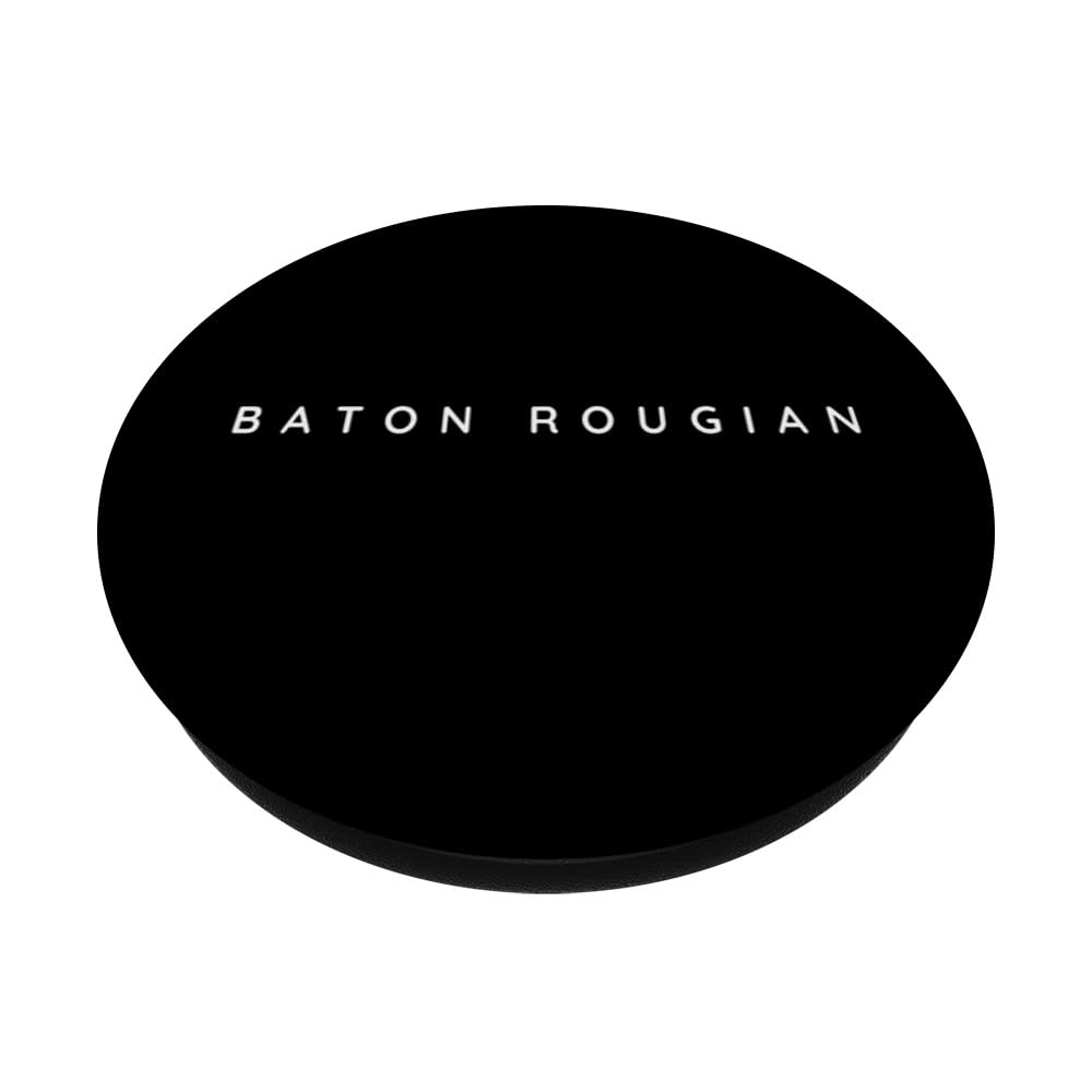 Baton Rougians Pride / Proud Baton Rouge Home Town Souvenir PopSockets Swappable PopGrip, Black - Image 2