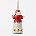 Enesco Jim Shore Heartwood Creek Song Series Santa I Heard The Bells Hanging Ornament, 4.65 Inch, Multicolor