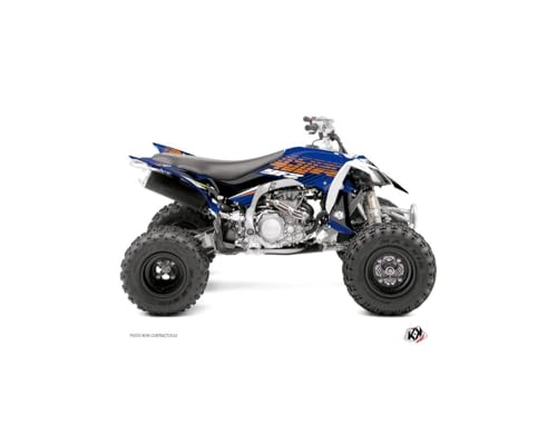 Kit Déco Yamaha 450 YFZ R Orange Flow : autocollant haute résistance UV