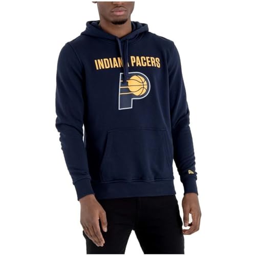 Sudadera New Era NBA hombre con capucha de los Indiana Pacers ropa deportiva azul