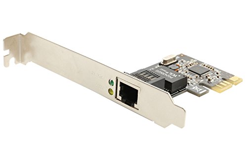 Syba Sd-Pex24009 Gigabit Lan Network Nic Pcie X1 Card Black #TOP5