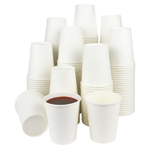 Cxsel Paper Cups 50 Park 8 Oz Disposable Cups for Hot or Cold Beverage Paper Coffee Cups 8 oz
