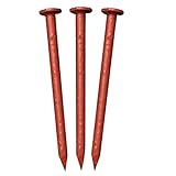Eagle 1 Smooth Shank 304 Painted Stainless Steel Aluminum Fascia Cover and Siding Nails -1lb Boxes, 1.25 inch, about 600 nails per box (1LB RED)