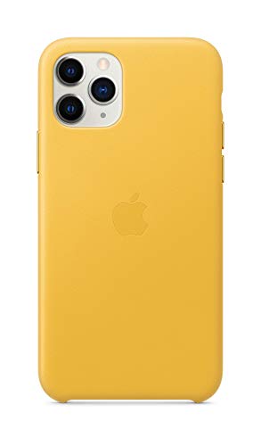 Image of Apple Leather Case (for iPhone 11 Pro) - Meyer Lemon