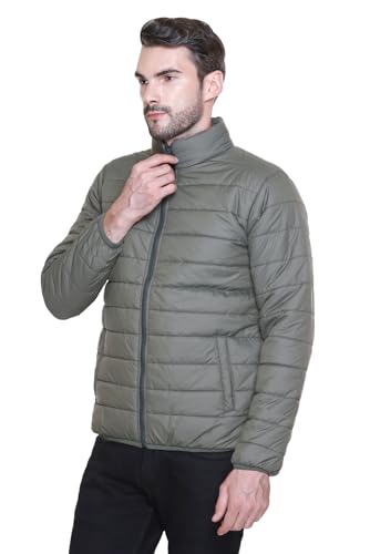 Image of Sanhok Mens Waterproof Imported Polyester Trendy Lightweight Stylish Regular Fit Standard Length Full Sleeve Zipper Jacket for Winter Casual Wear