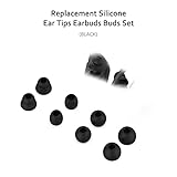 Aiivioll Replacement Silicone Eartips Earbuds Eargels Compatible for Beats by dr dre Powerbeats Pro Wireless Earphones (Black) - Image 3