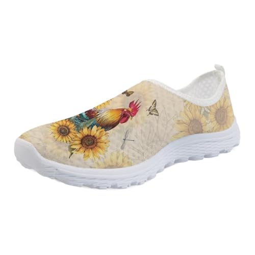 Forchrinse Music Note Women’s Walking Shoes Men’s GO Walk Soft Mesh Slip on Sneakers Lightweight Work Shoes3